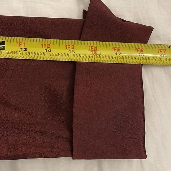 R&M Richards Maroon Red Cocktail Jacket Top Womens Size 12 Rhinestones NEW - Picture 6 of 12